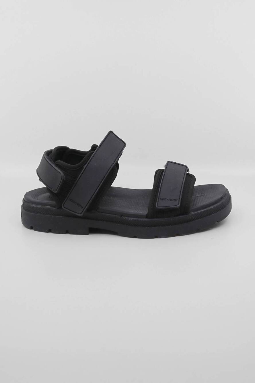 NEW MERRY PEOPLE women's lochie sandal in black